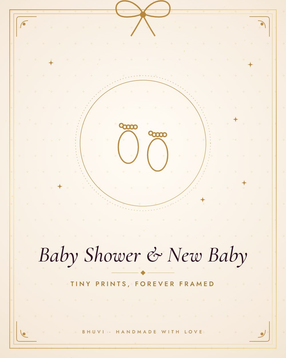 Baby shower and new baby keepsake gifts by Bhuvi Handmade