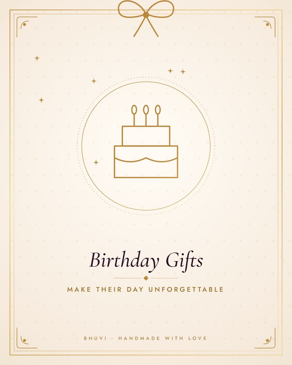 Personalised birthday gifts online by Bhuvi Handmade