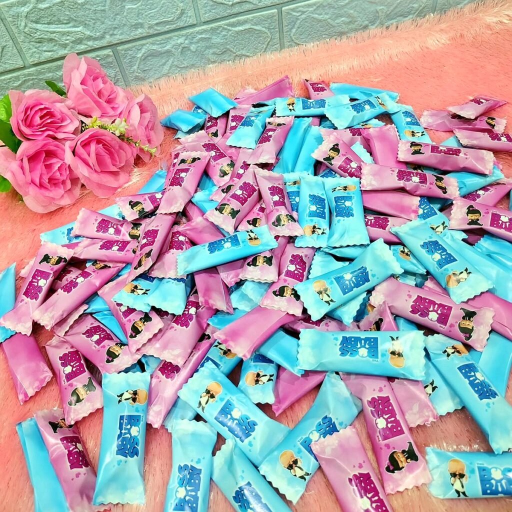Customised chocolate wrappers for wedding and baby shower return gifts
