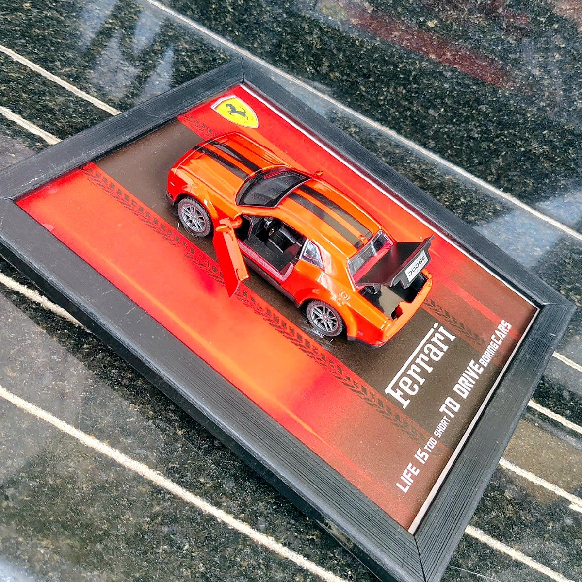 Ferrari theme customised photo frame