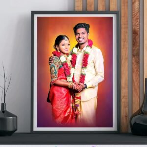Imaginary art couple painting