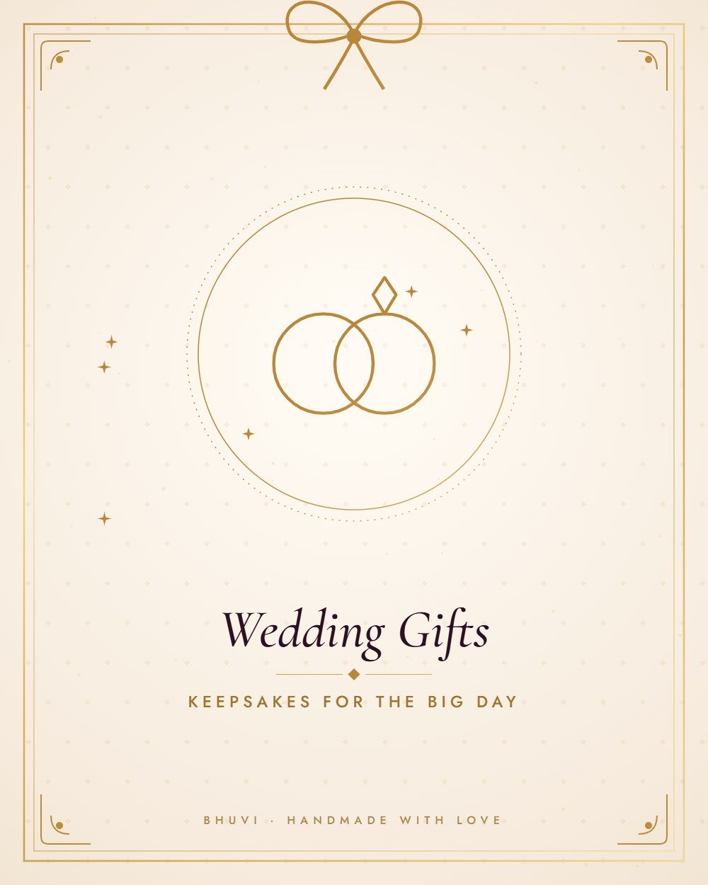 Personalised wedding gifts and return gifts by Bhuvi Handmade